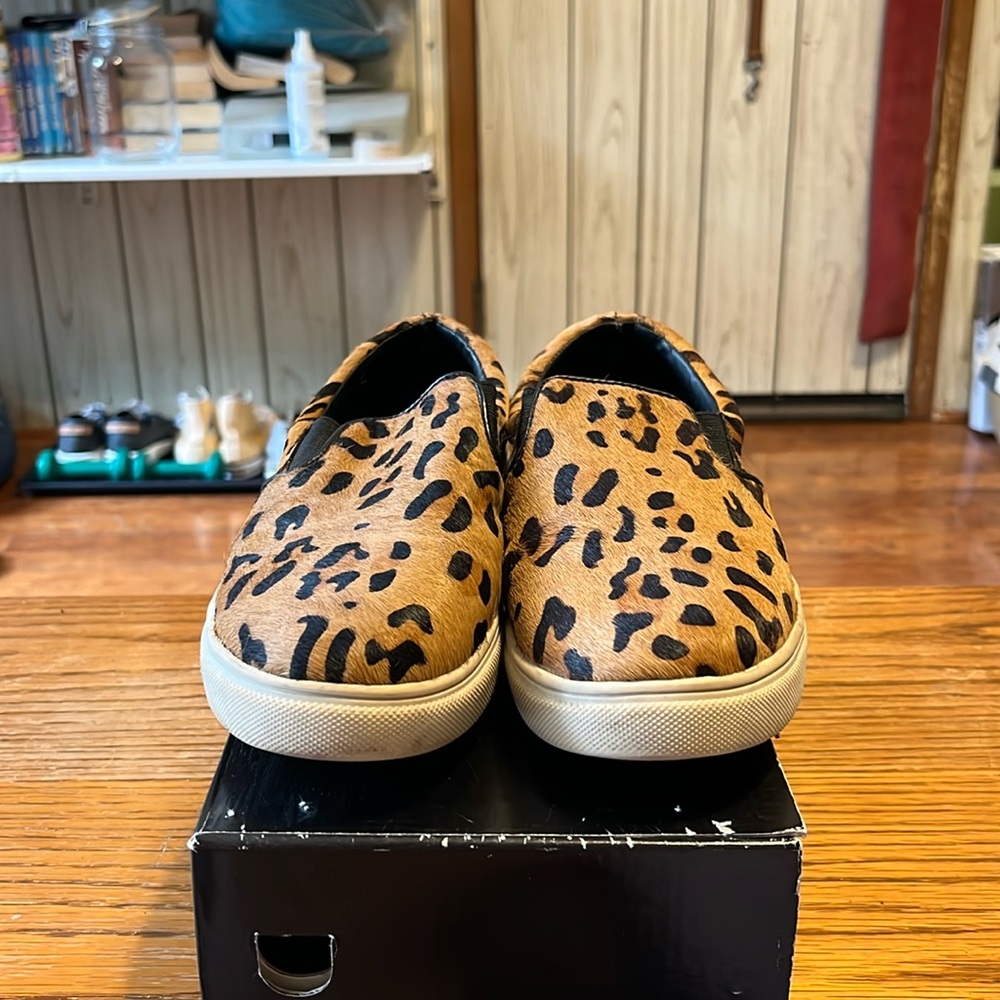 Steve Madden leopard slip-on sneakers